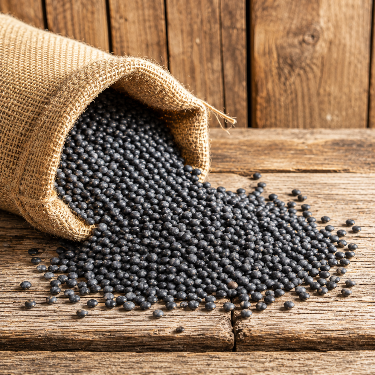 Well Fed Black Lentils. 2 pounds.